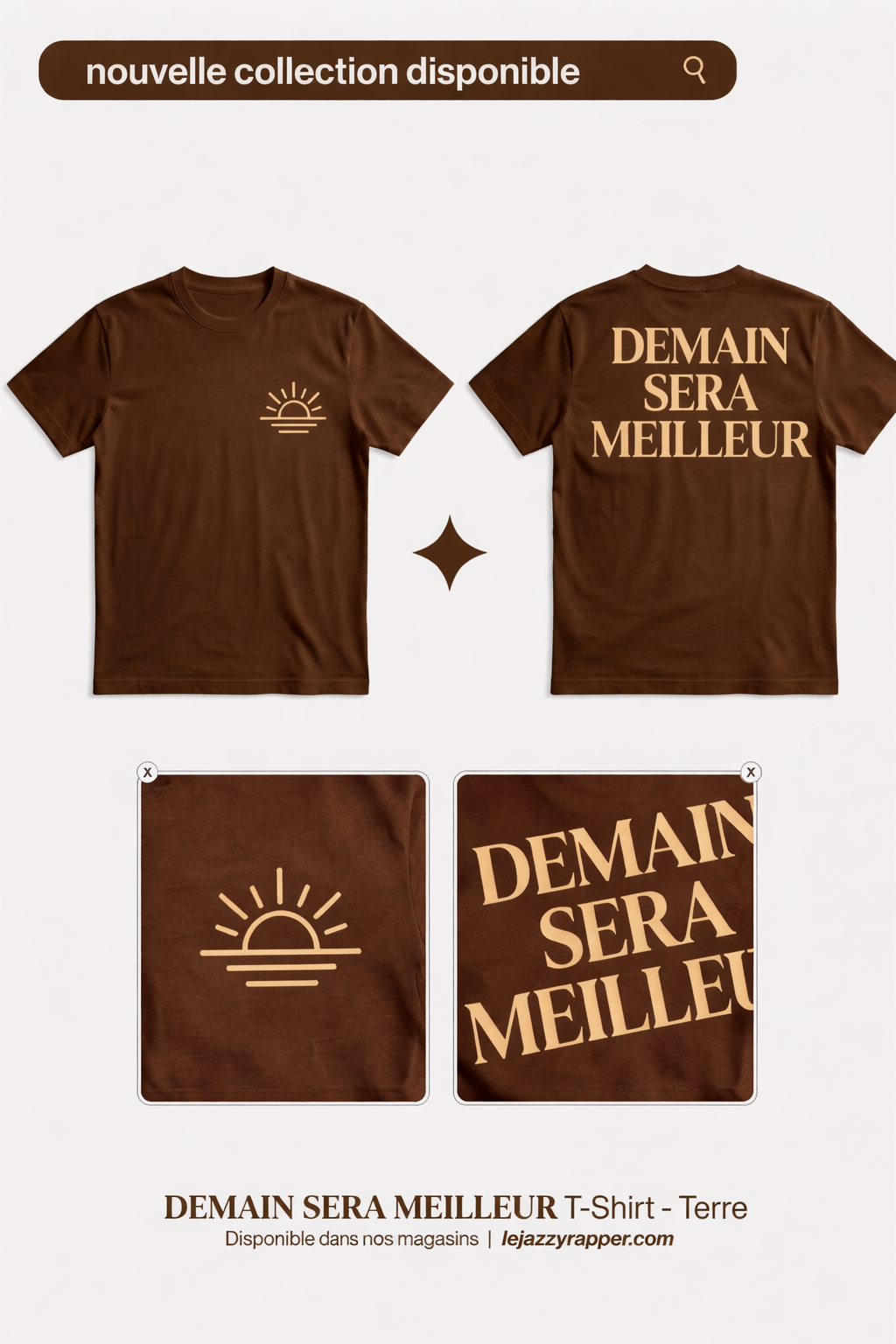 DEMAIN SERA MEILLEUR — T-Shirt Signature